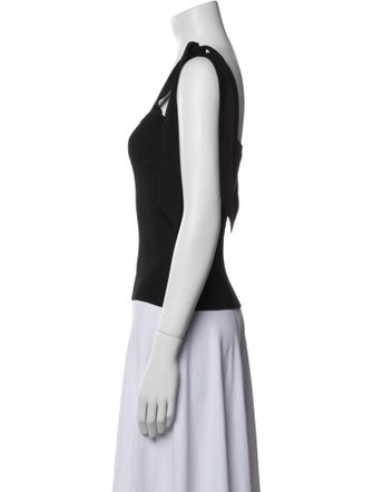 Zimmermann Square Neckline Sleeveless Crop Top