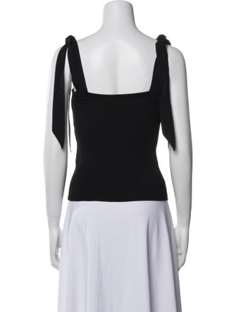 Zimmermann Square Neckline Sleeveless Crop Top