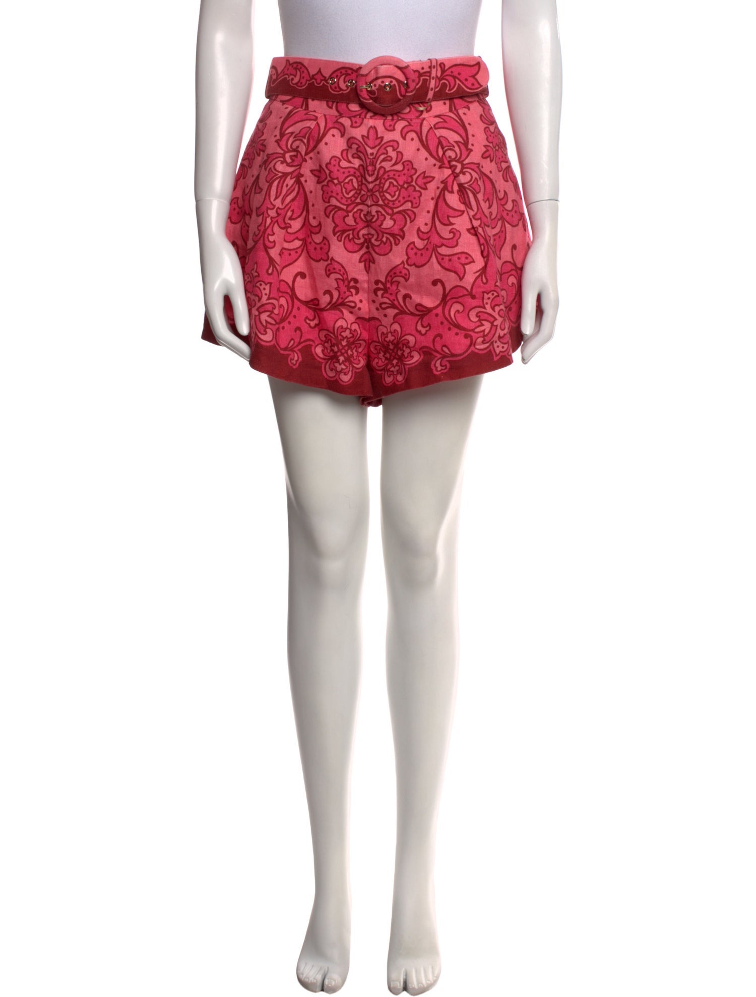 Zimmermann Linen Mini Shorts