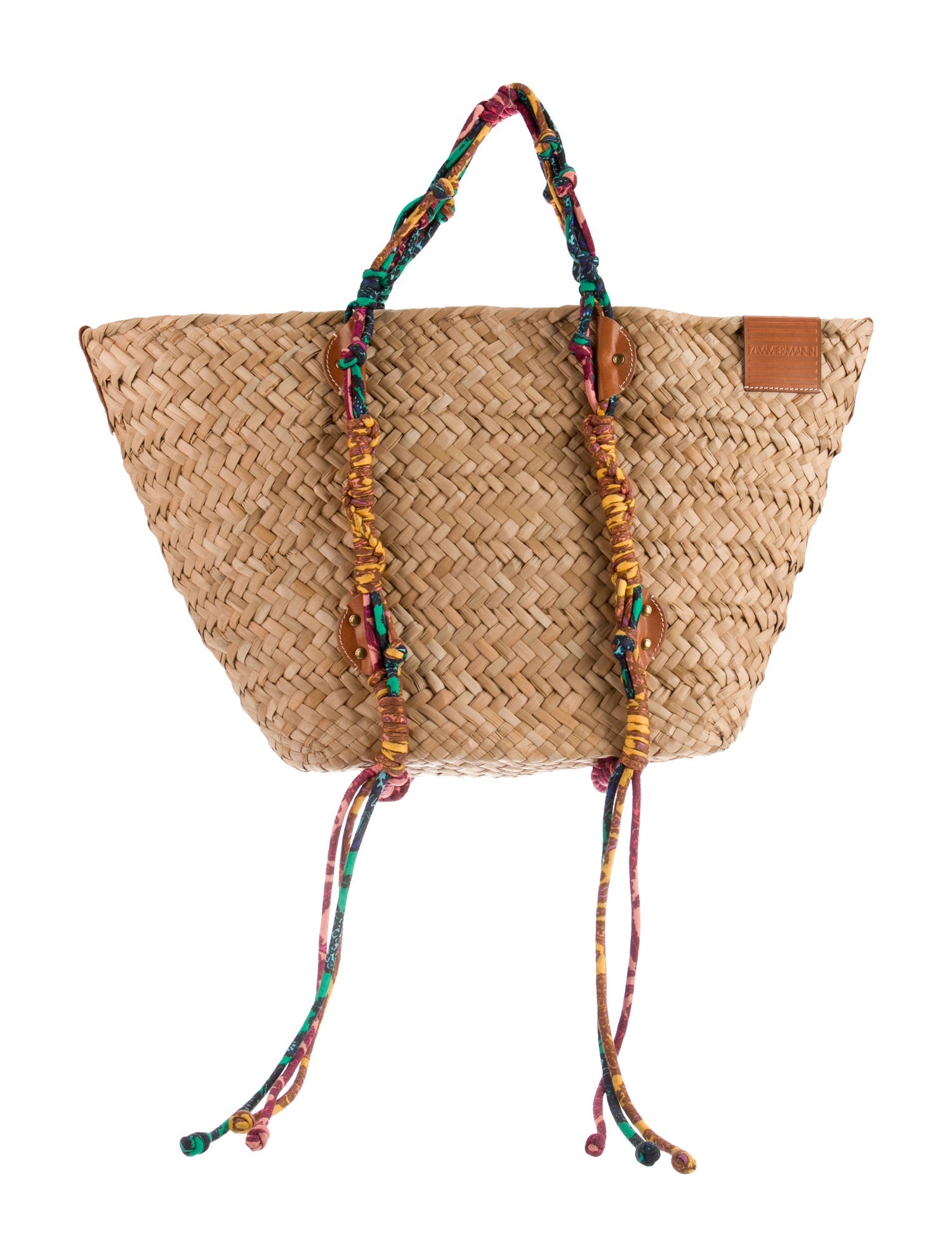Zimmermann Straw Bucket Bag