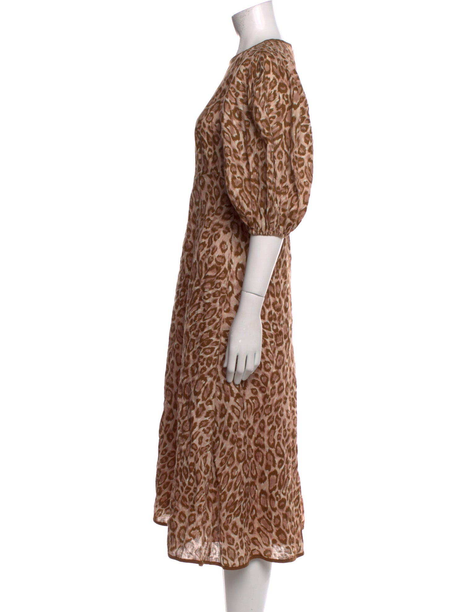 Zimmermann Linen Midi Length Dress