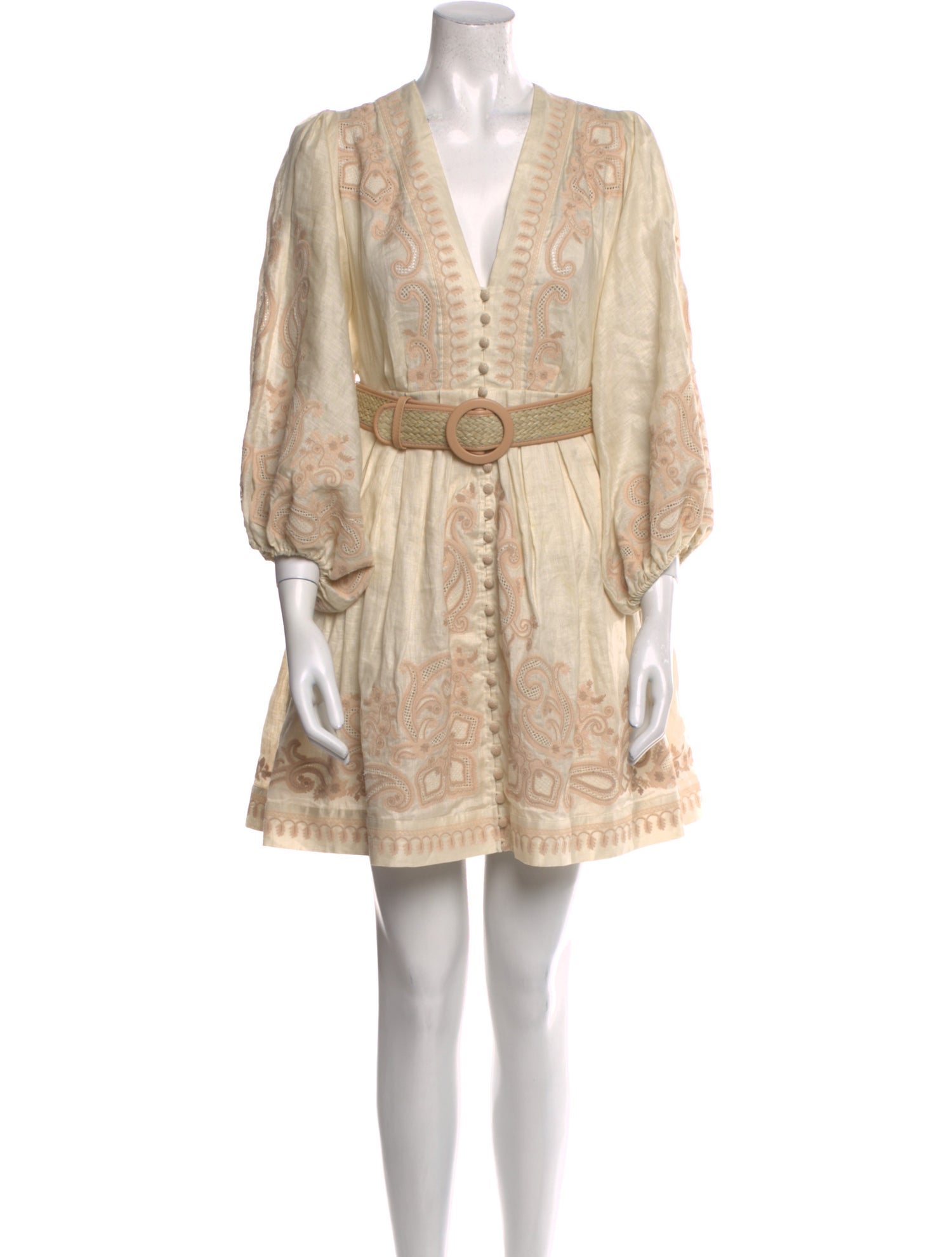 Zimmermann Paisley Print Mini Dress