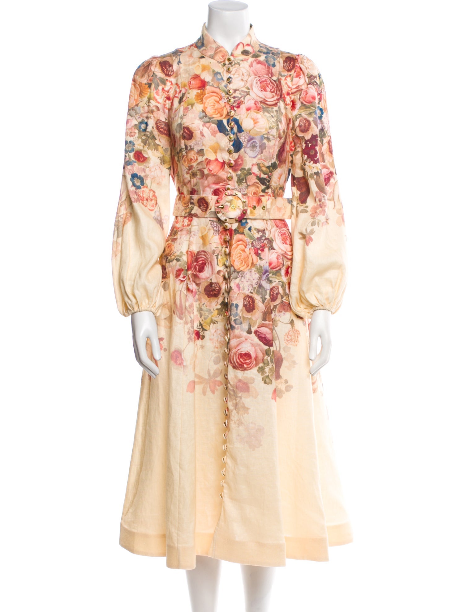 Zimmermann Linen Midi Length Dress