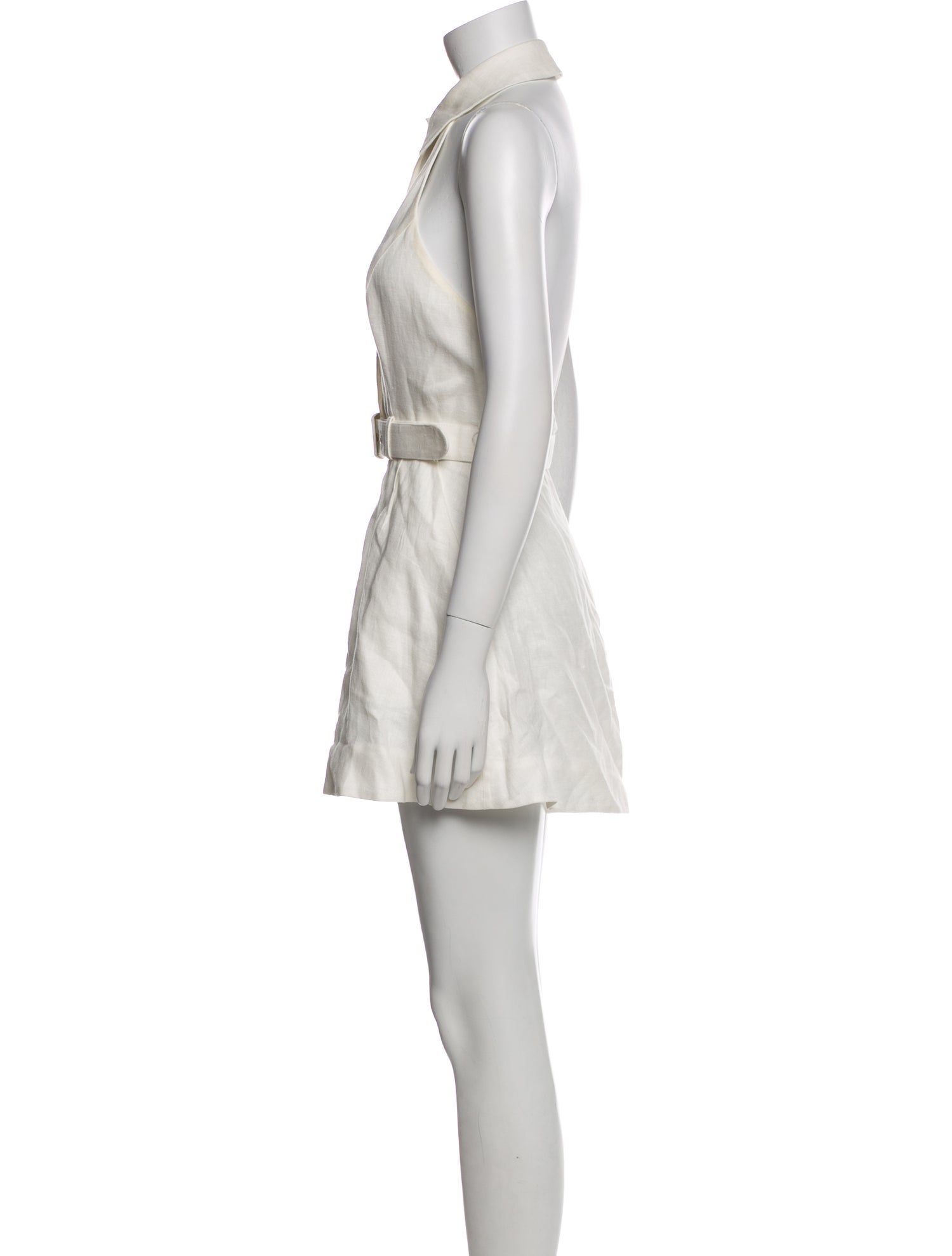 Zimmermann Linen Crew Neck Romper