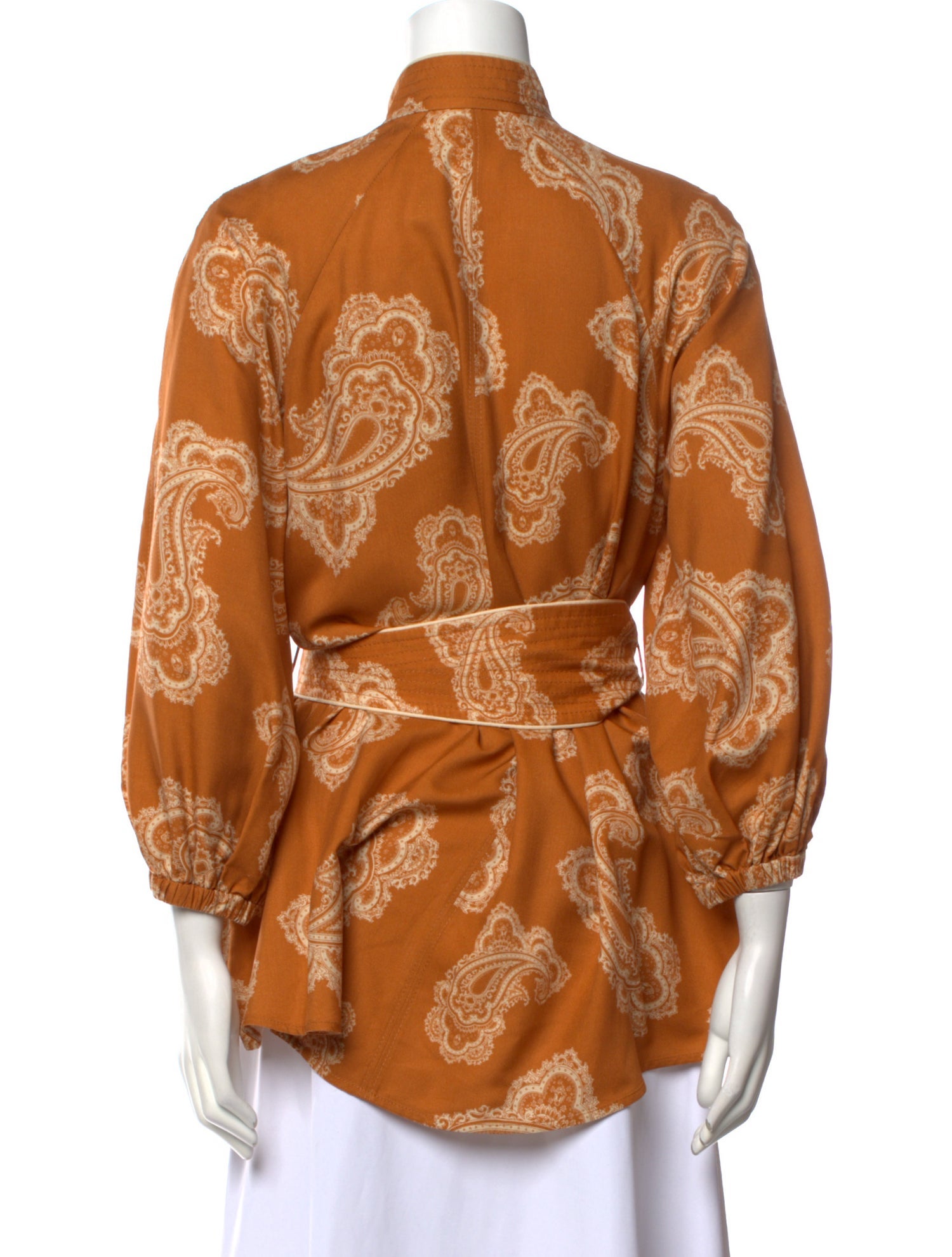 Zimmermann Silk Printed Button-Up Top
