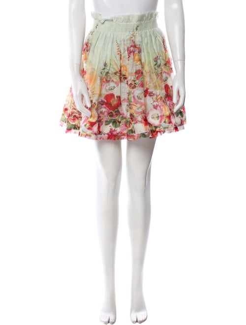 Zimmermann Linen Mini Skirt