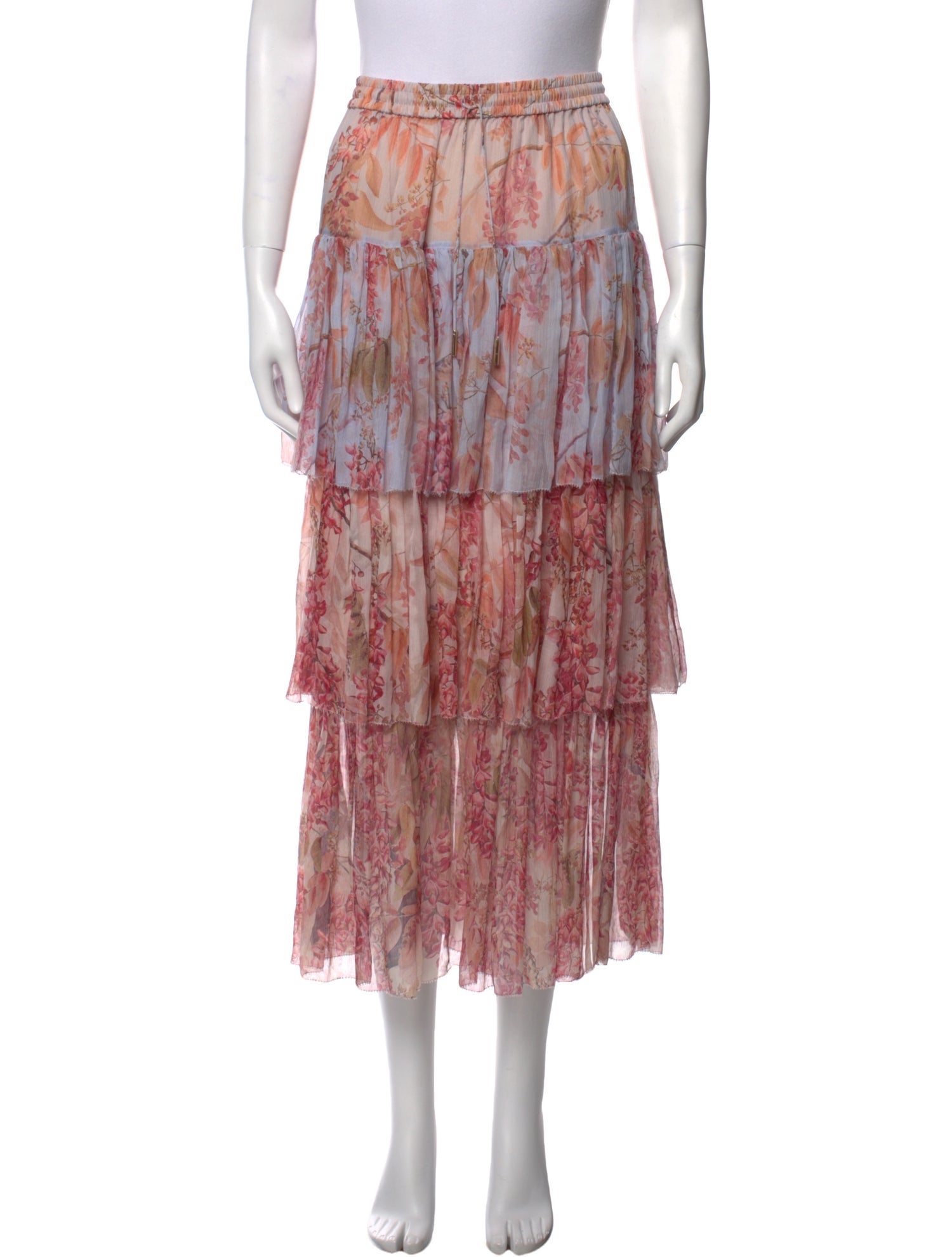 Zimmermann Silk Long Skirt