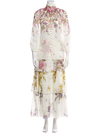 Zimmermann Floral Print Skirt Set