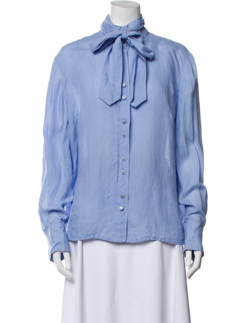 Zimmermann Long Sleeve Button-Up Top