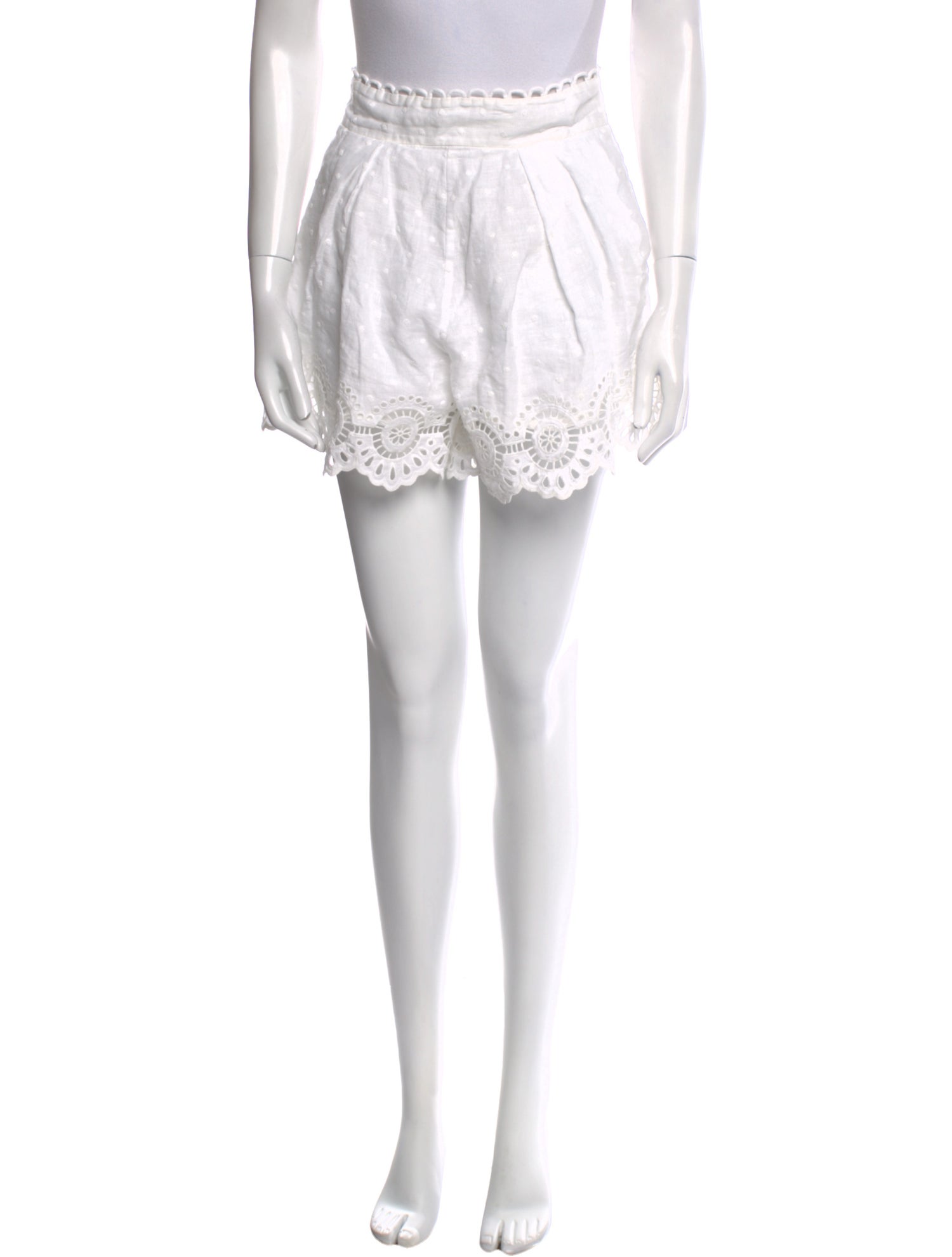 Zimmermann Linen Mini Shorts