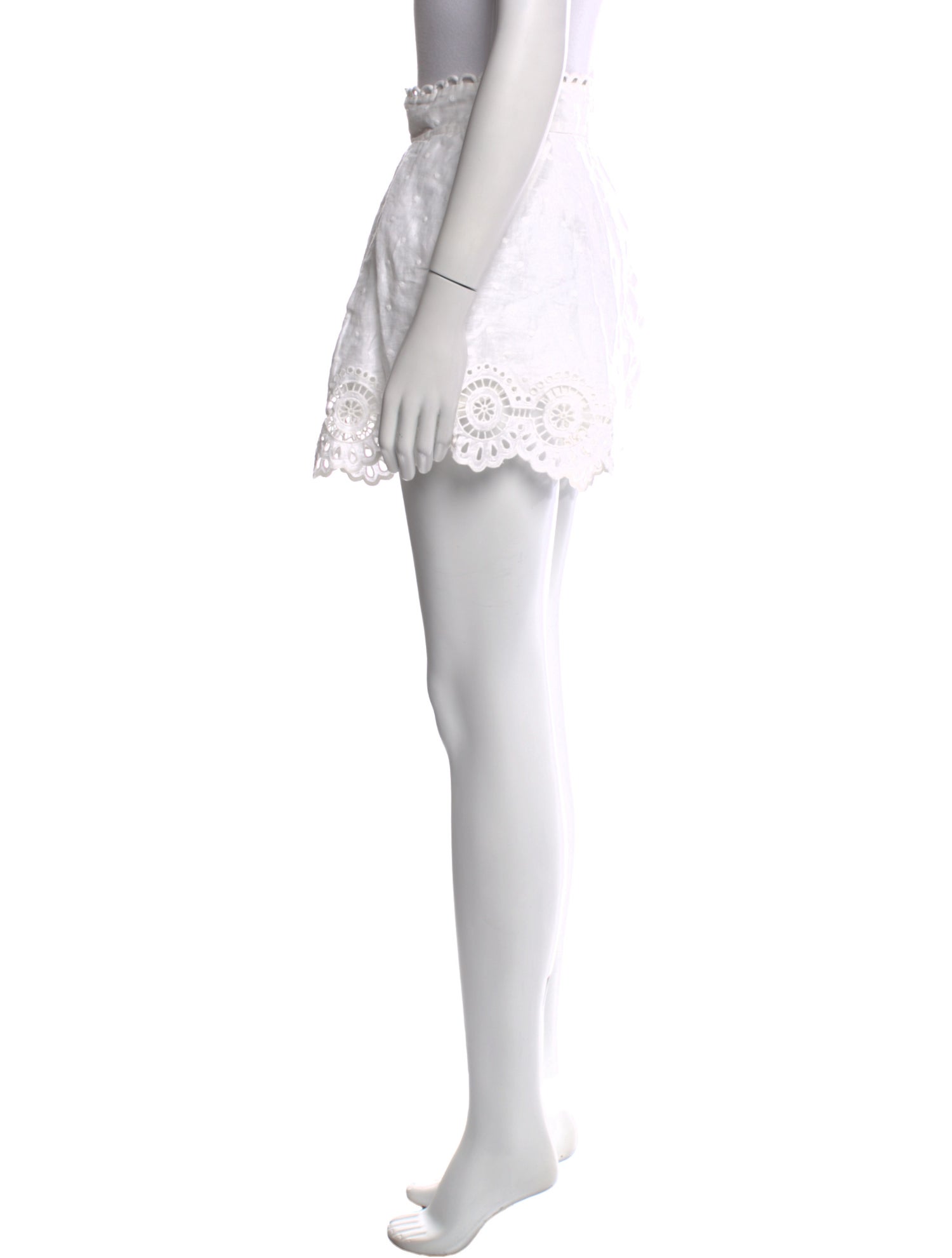 Zimmermann Linen Mini Shorts