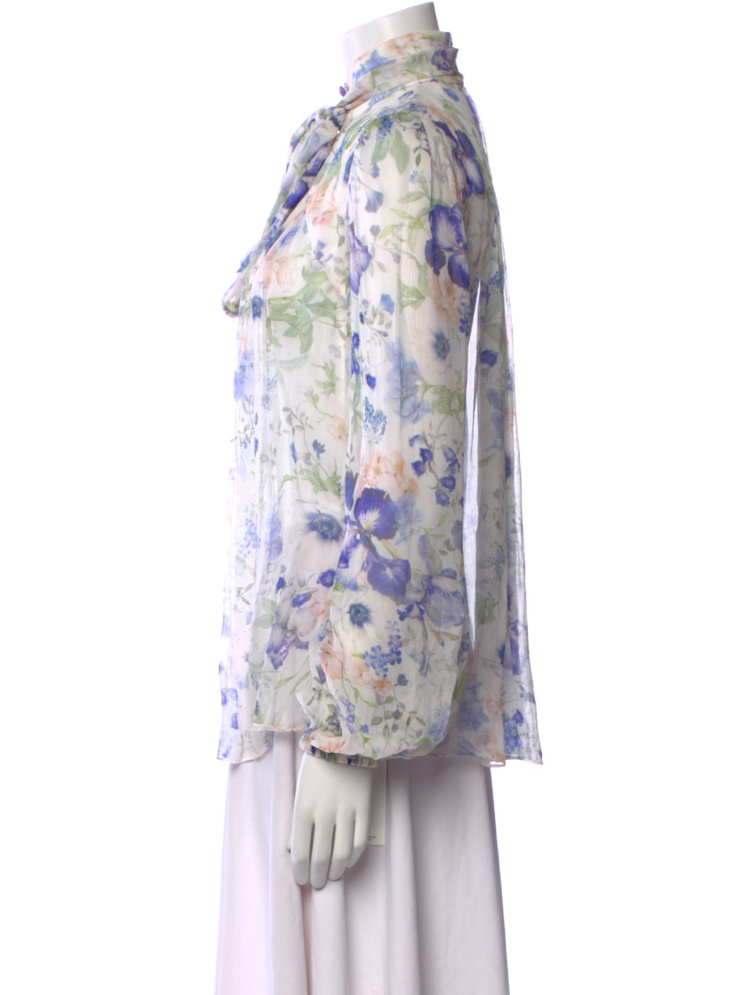 Zimmermann Silk Floral Print Blouse