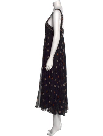 Zimmermann Floral Print Long Dress