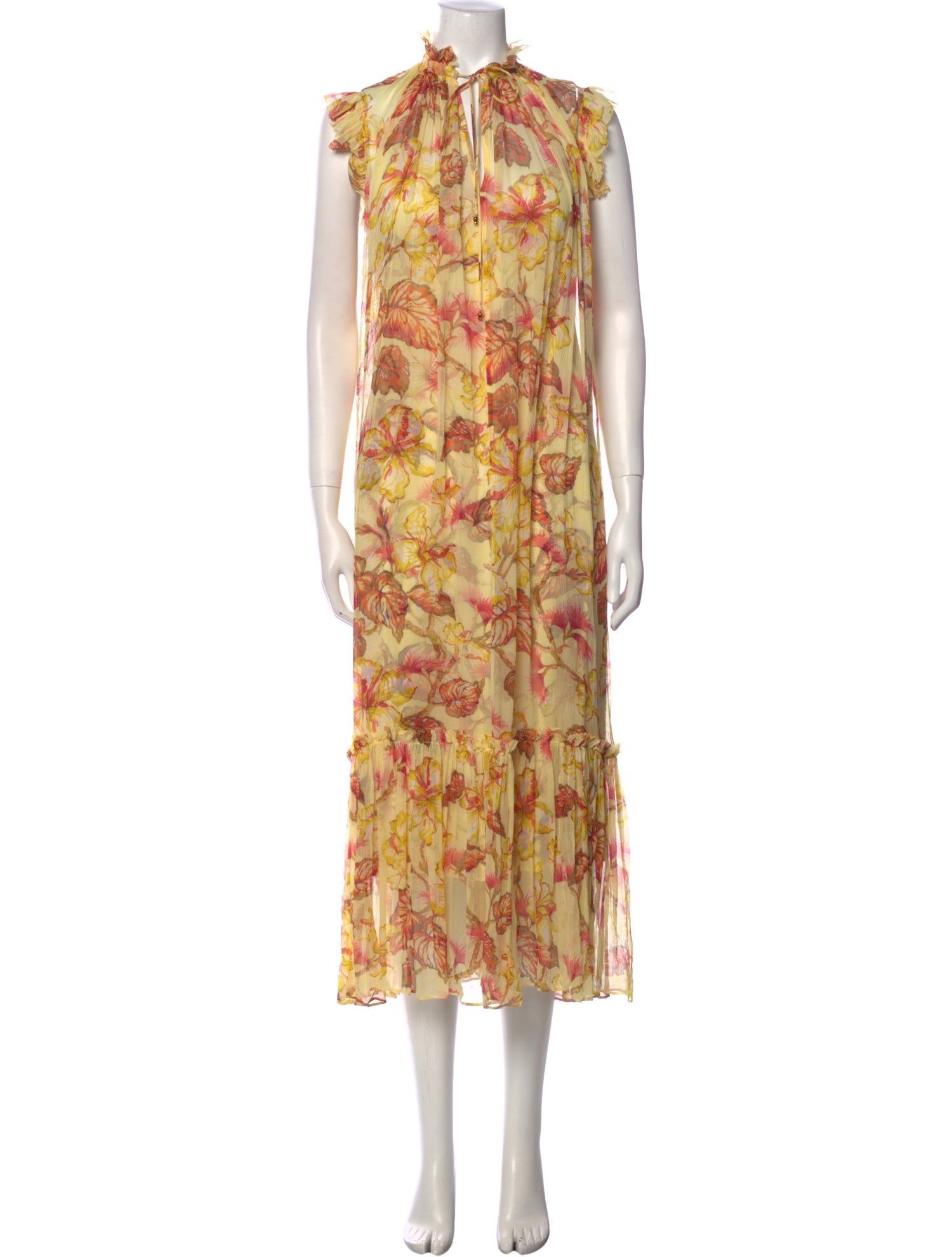 Zimmermann Floral Print Long Dress
