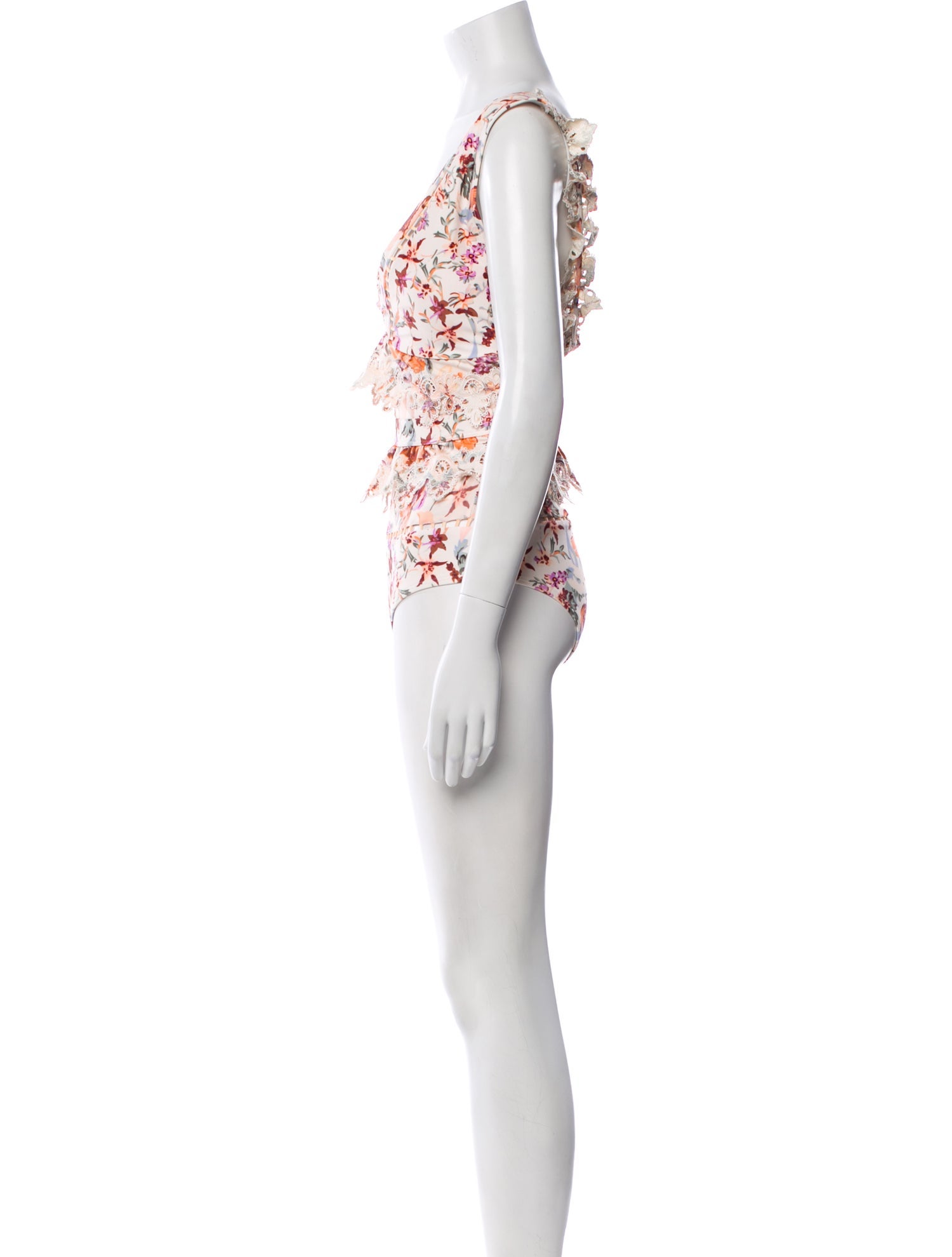 Zimmermann Floral Print One-Piece w/ Tags