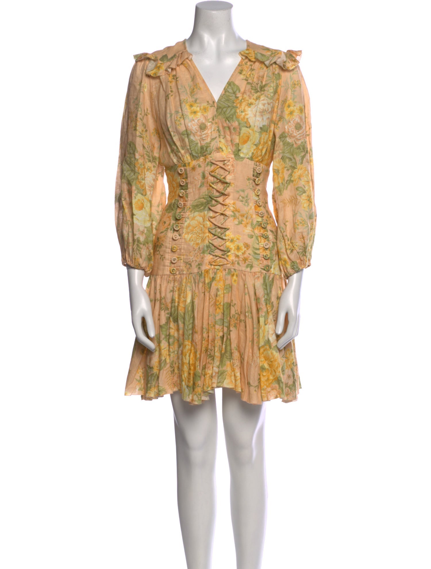 Zimmermann Linen Mini Dress