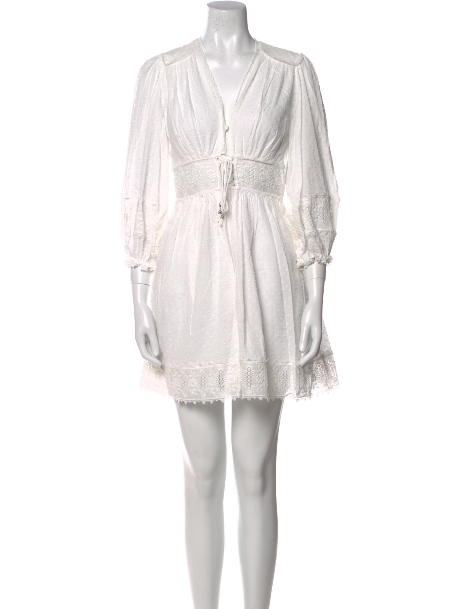 Zimmermann V-Neck Mini Dress