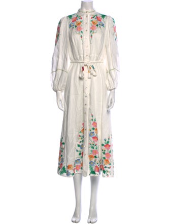 Zimmermann Linen Midi Length Dress