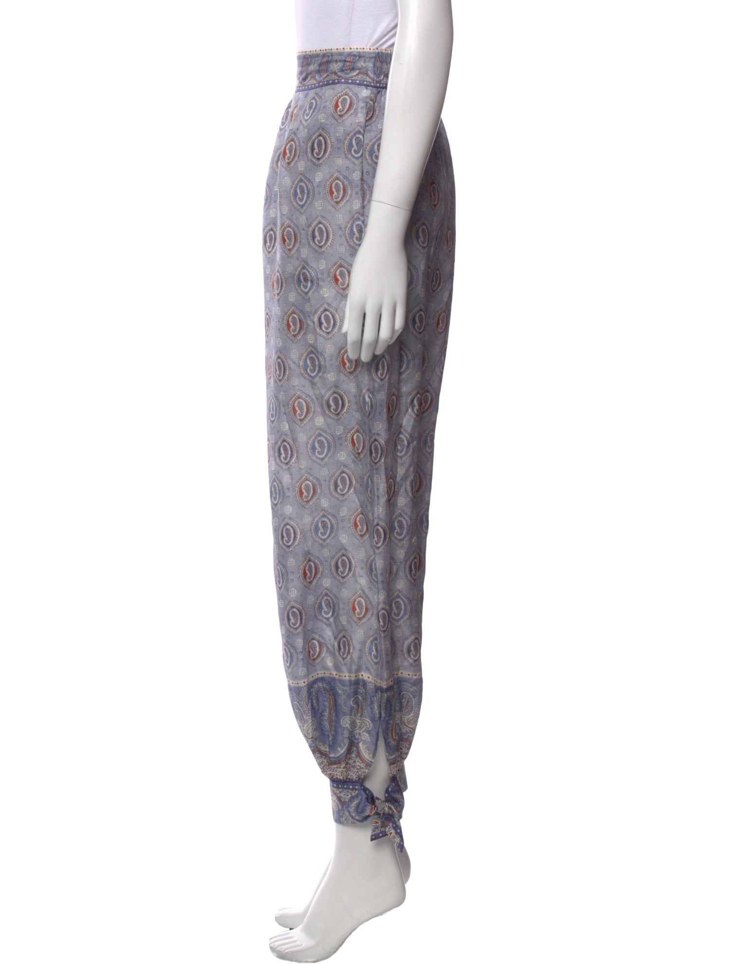 Zimmermann Silk Skinny Leg Pants