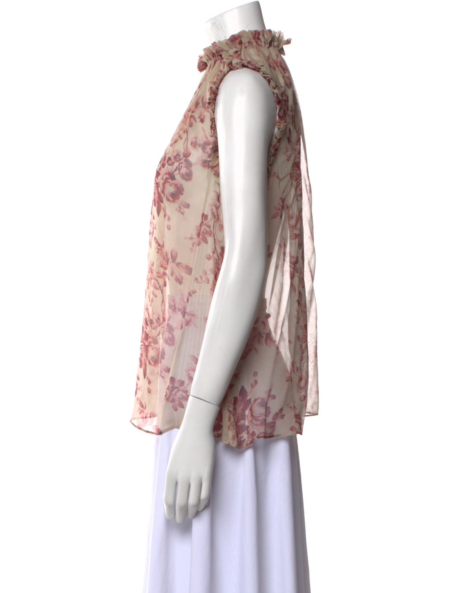 Zimmermann Silk Floral Print Blouse