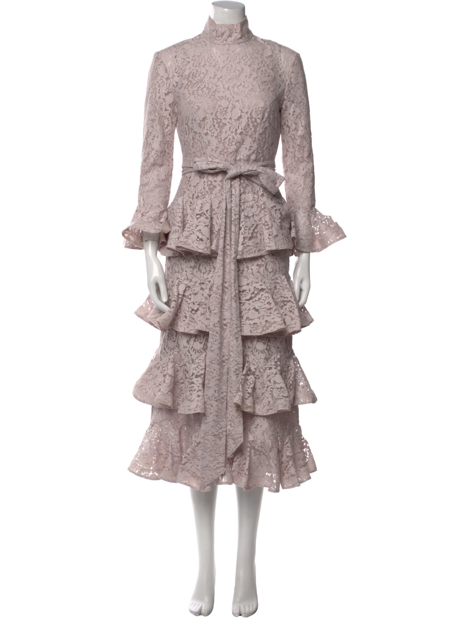 Zimmermann Floral Print Midi Length Dress