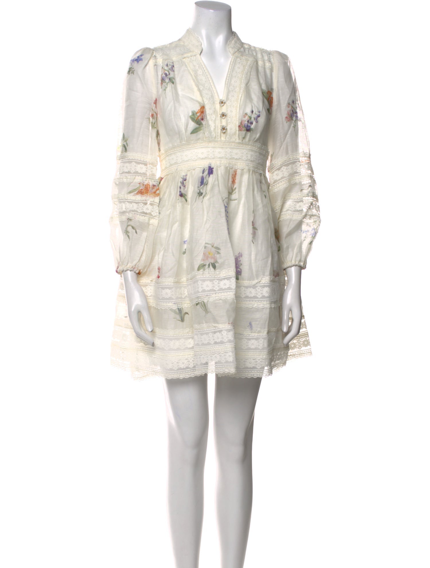 Zimmermann Linen Mini Dress