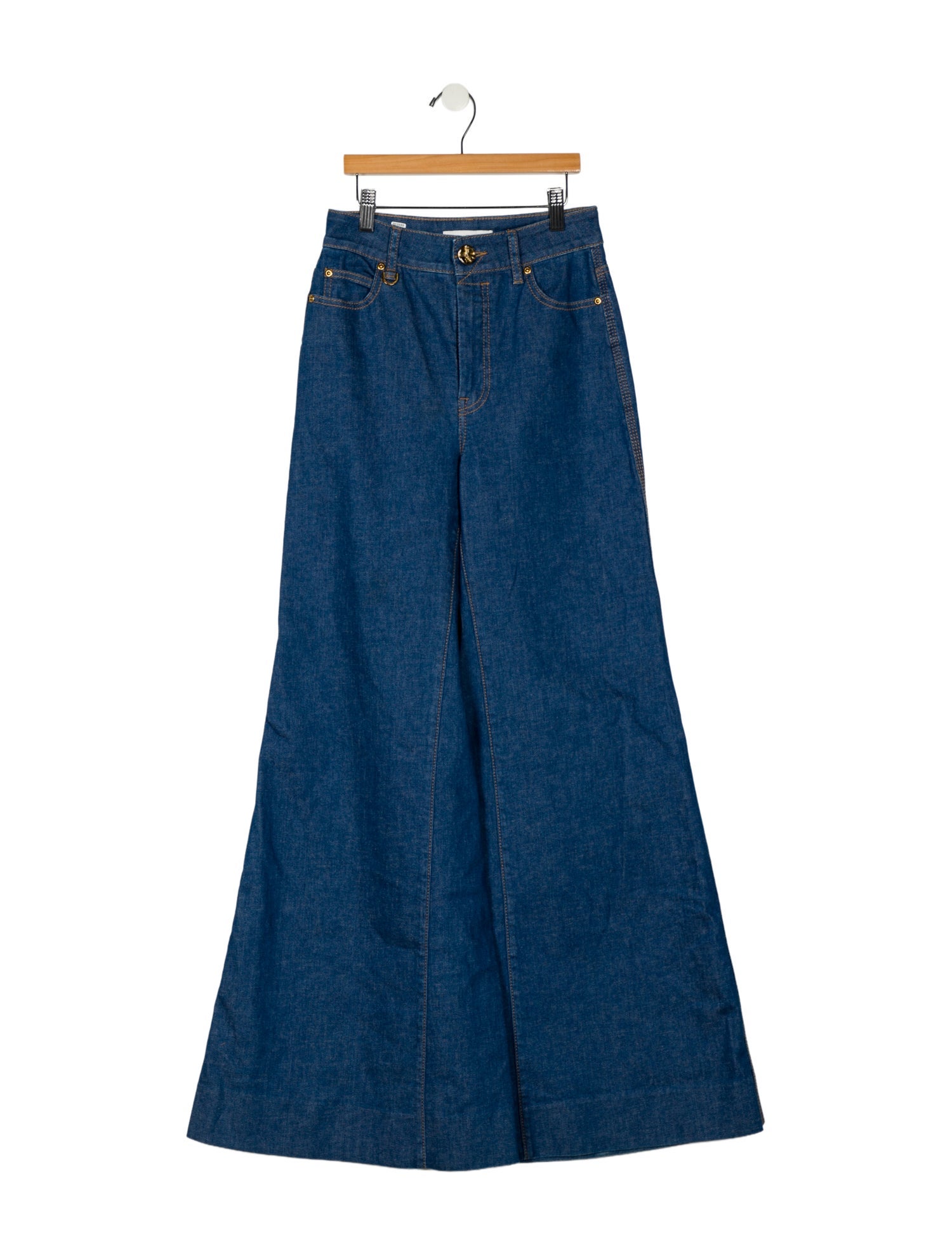 Zimmermann Mid-Rise Wide Leg Jeans