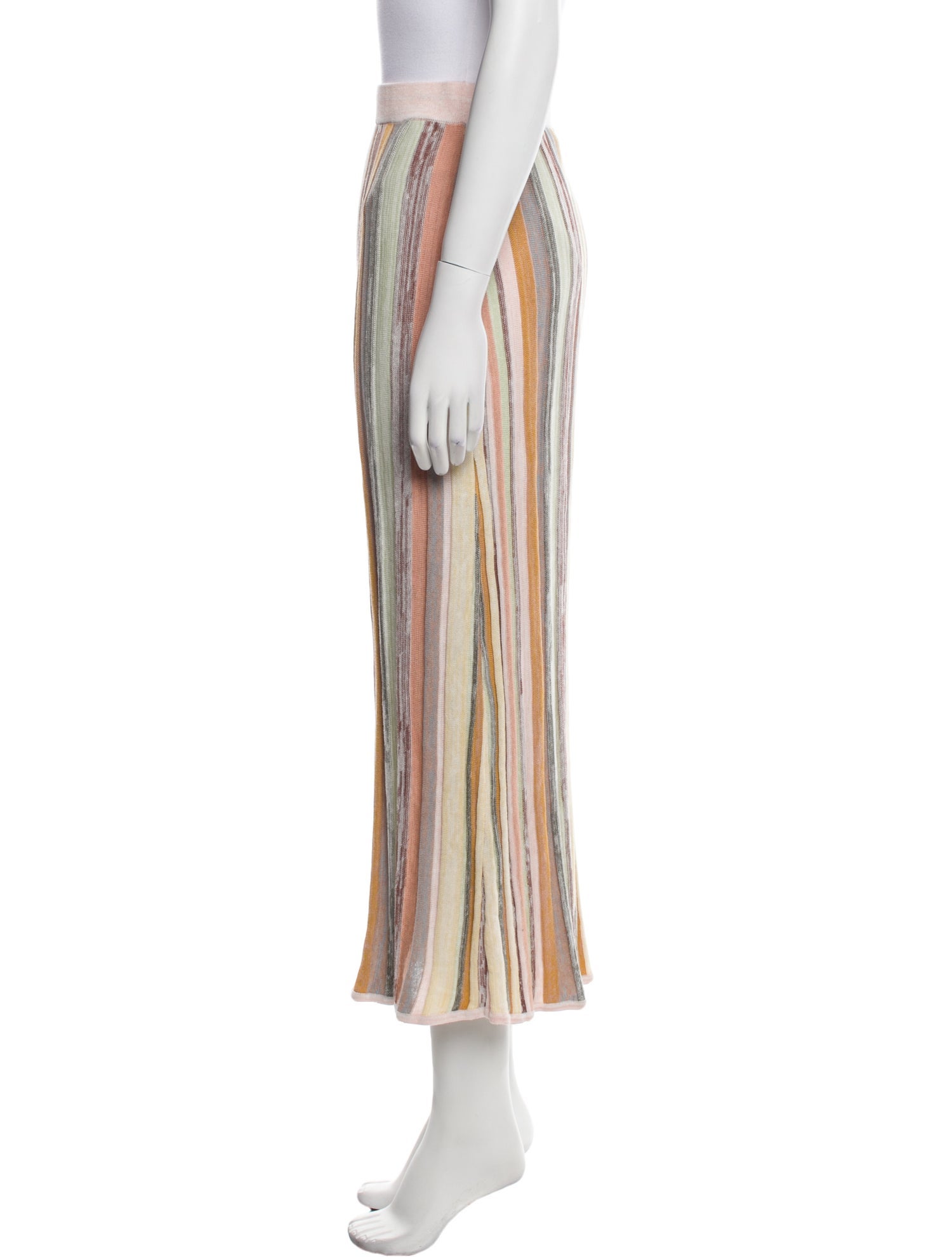 Zimmermann Striped Midi Length Skirt w/ Tags