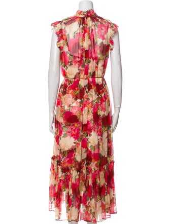 Zimmermann Floral Print Ruffle Embellishment Set
