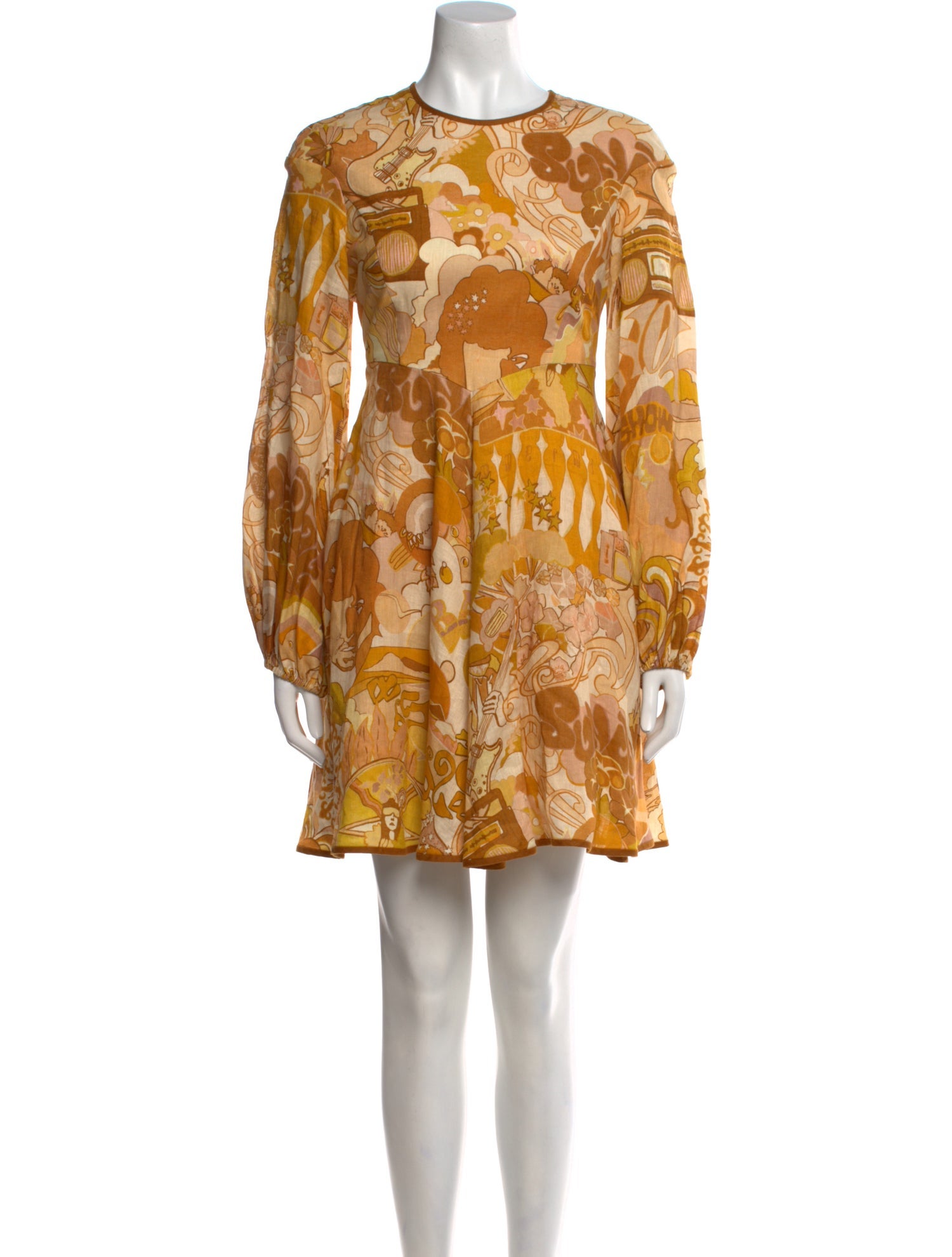 Zimmermann Linen Mini Dress