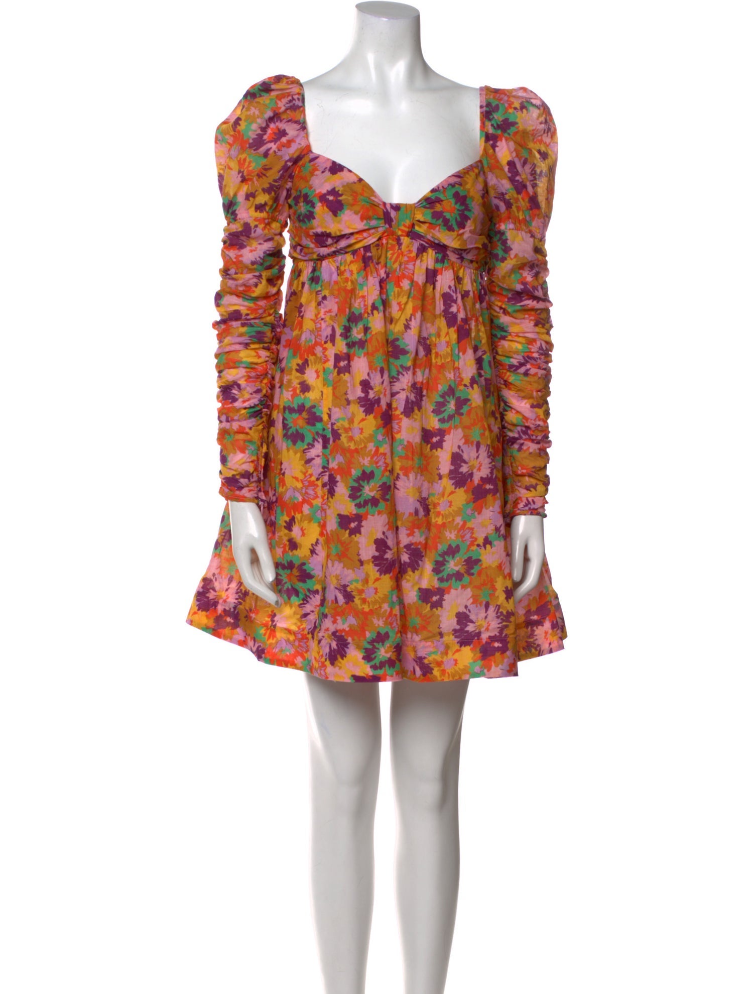 Zimmermann Floral Print Mini Dress