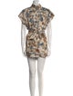 Zimmermann Linen Floral Print Romper