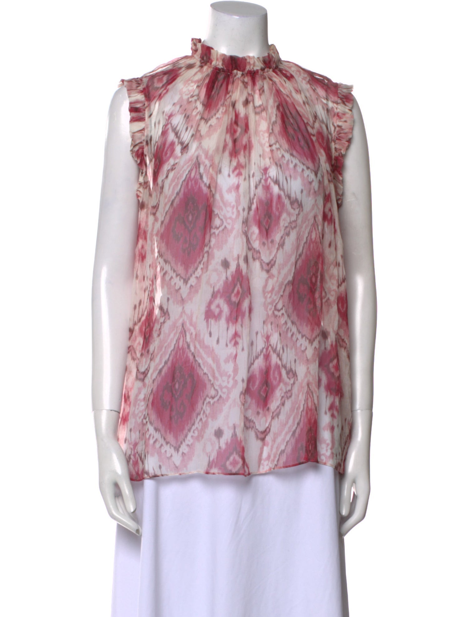 Zimmermann Silk Printed Blouse