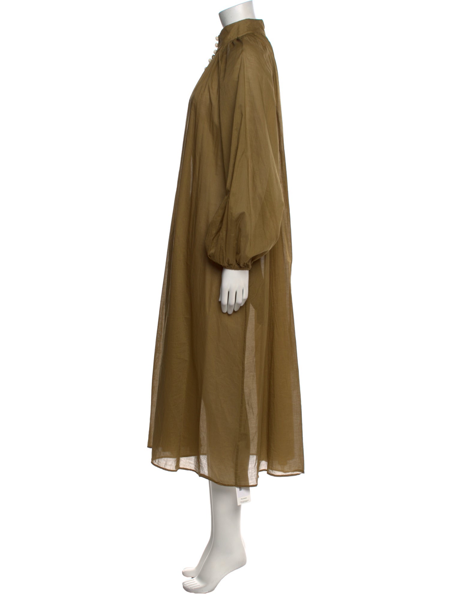 Zimmermann Mock Neck Midi Length Dress