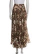 Zimmermann Floral Print Midi Length Skirt
