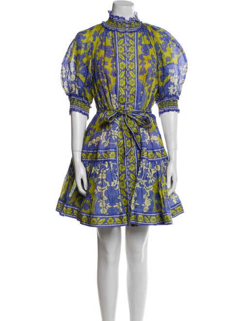 Zimmermann Floral Print Knee-Length Dress