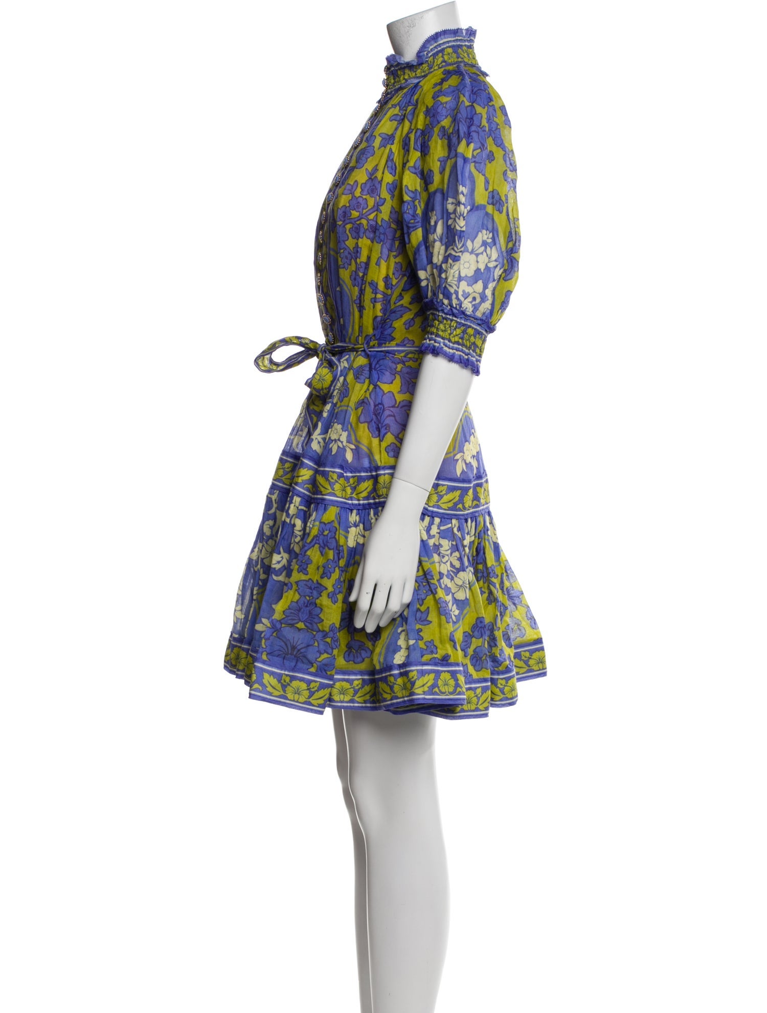 Zimmermann Floral Print Knee-Length Dress