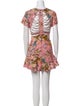 Zimmermann Floral Print Mini Dress