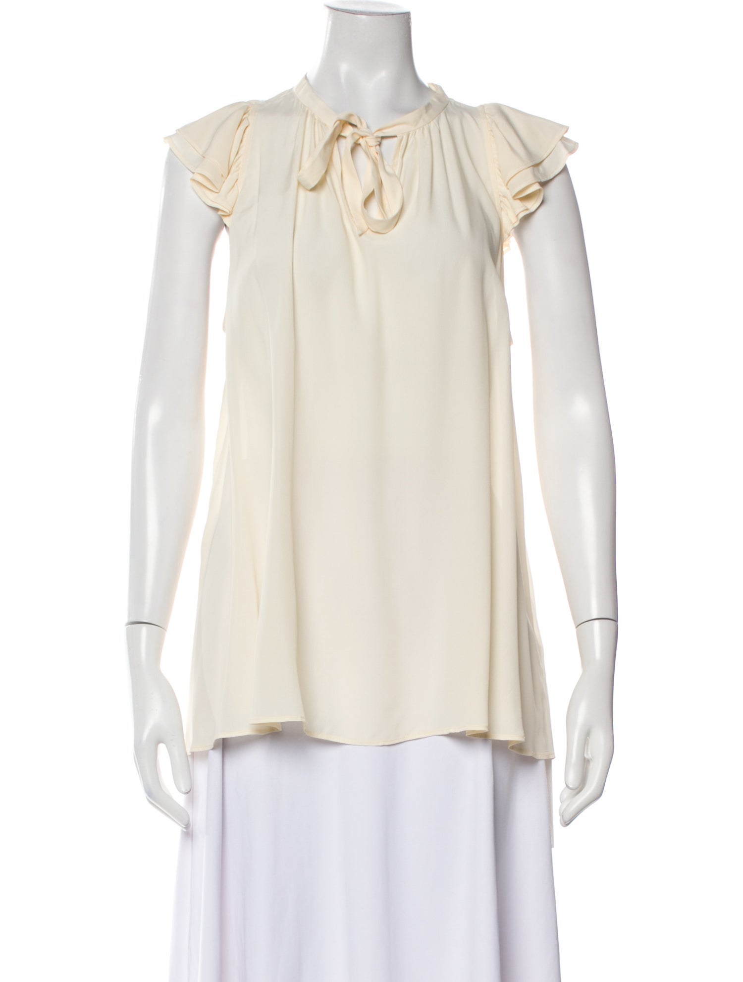Zimmermann Tie Neck Sleeveless Blouse