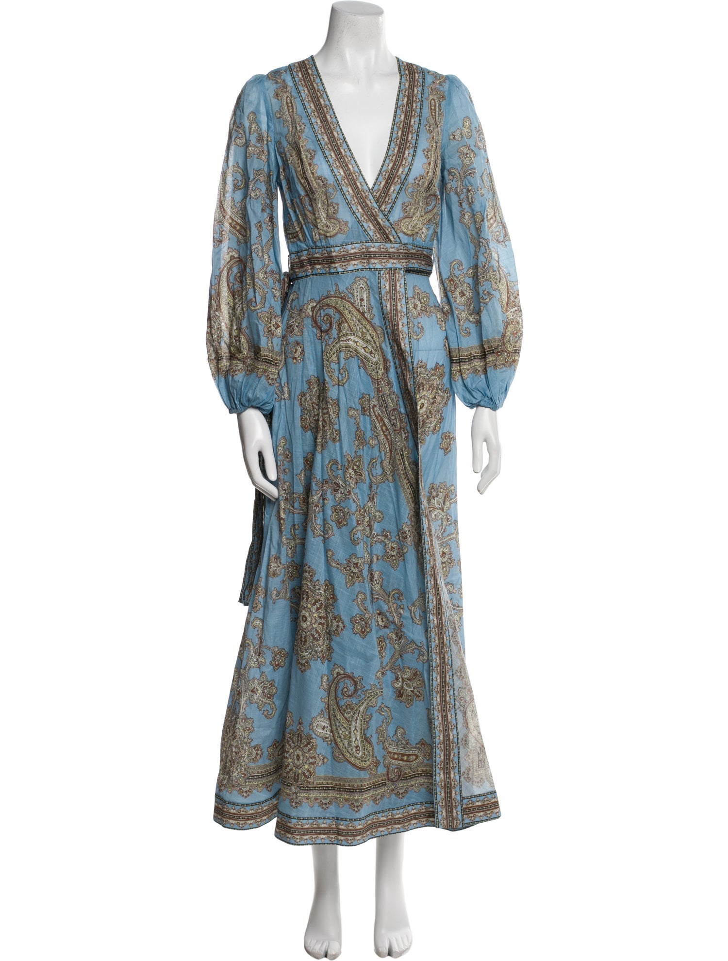 Zimmermann Paisley Print Midi Length Dress