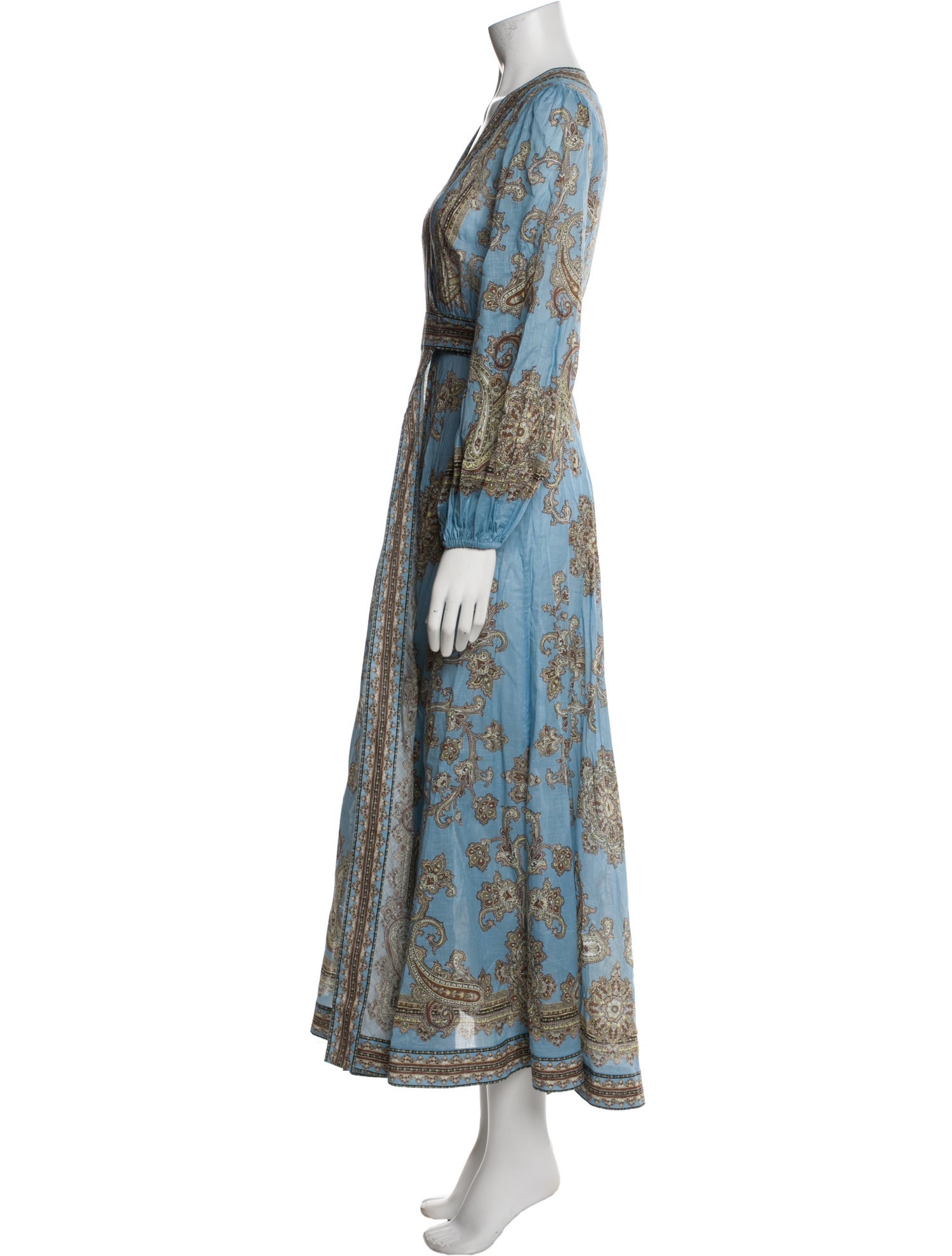 Zimmermann Paisley Print Midi Length Dress