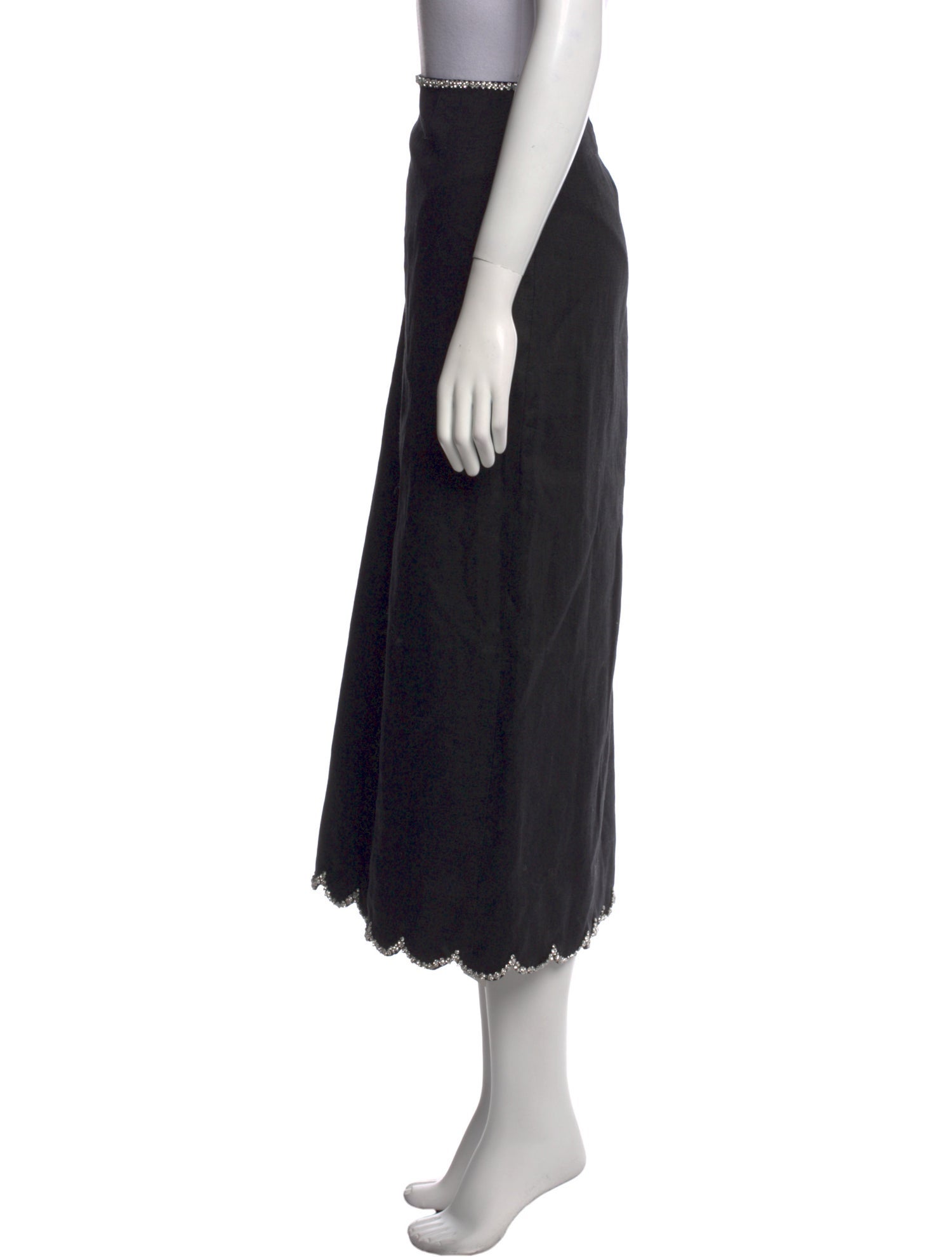 Zimmermann Linen Midi Length Skirt