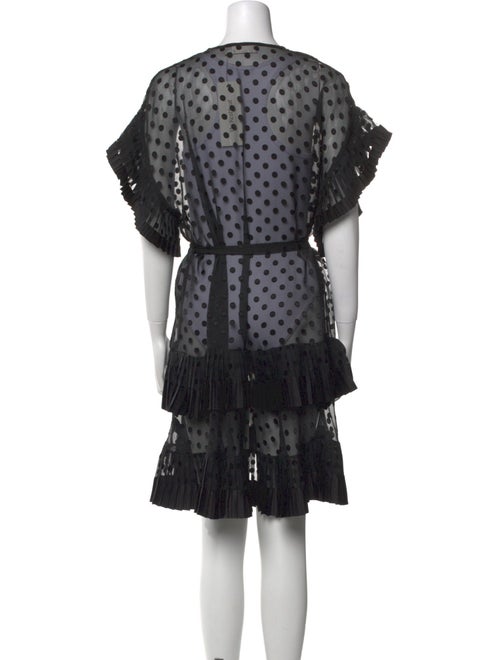 Zimmermann Polka Dot Print Knee-Length Dress