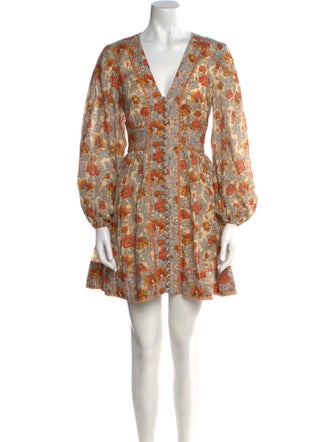 Zimmermann Floral Print Mini Dress