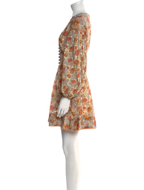 Zimmermann Floral Print Mini Dress