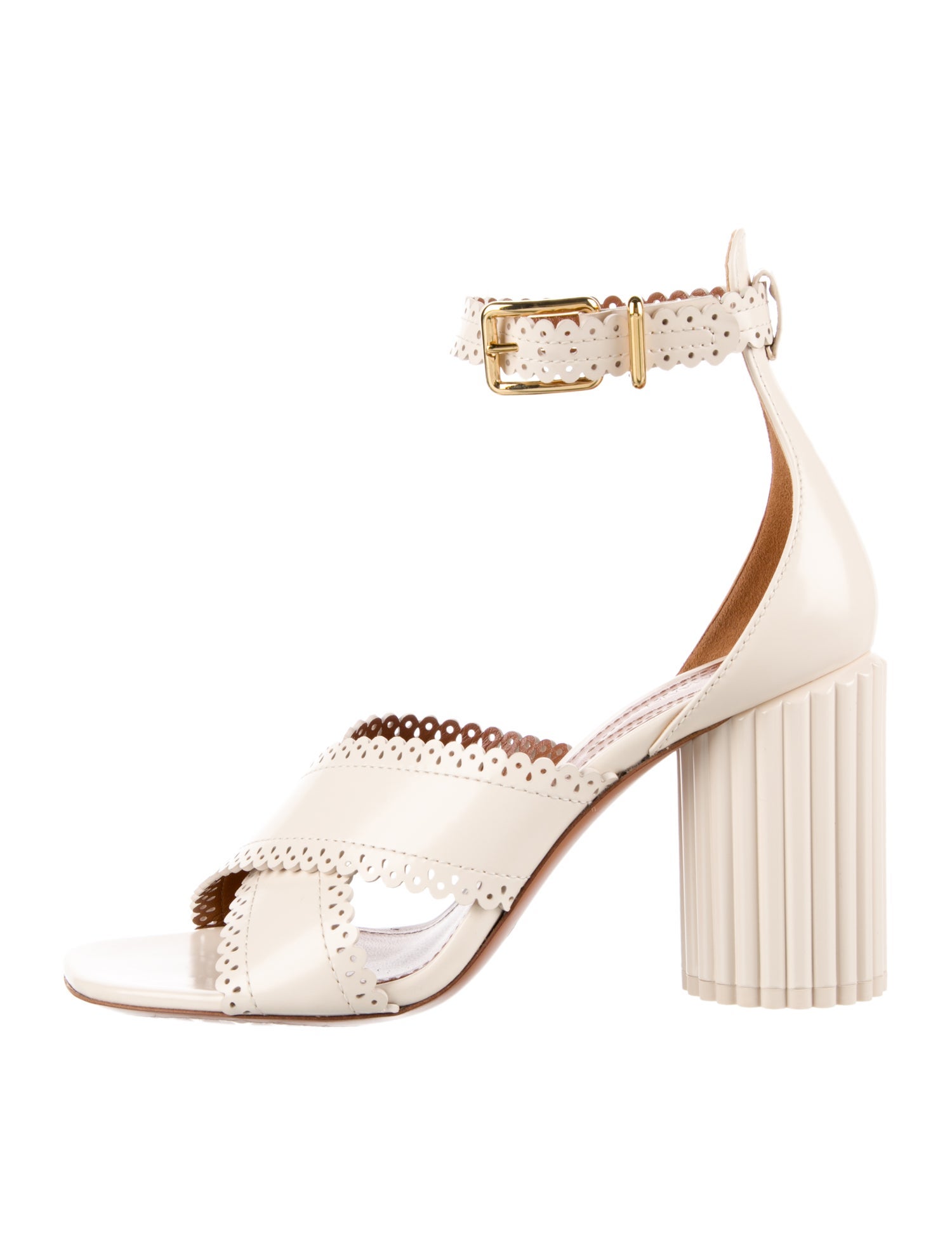 Zimmermann Leather Lasercut Accents Sandals