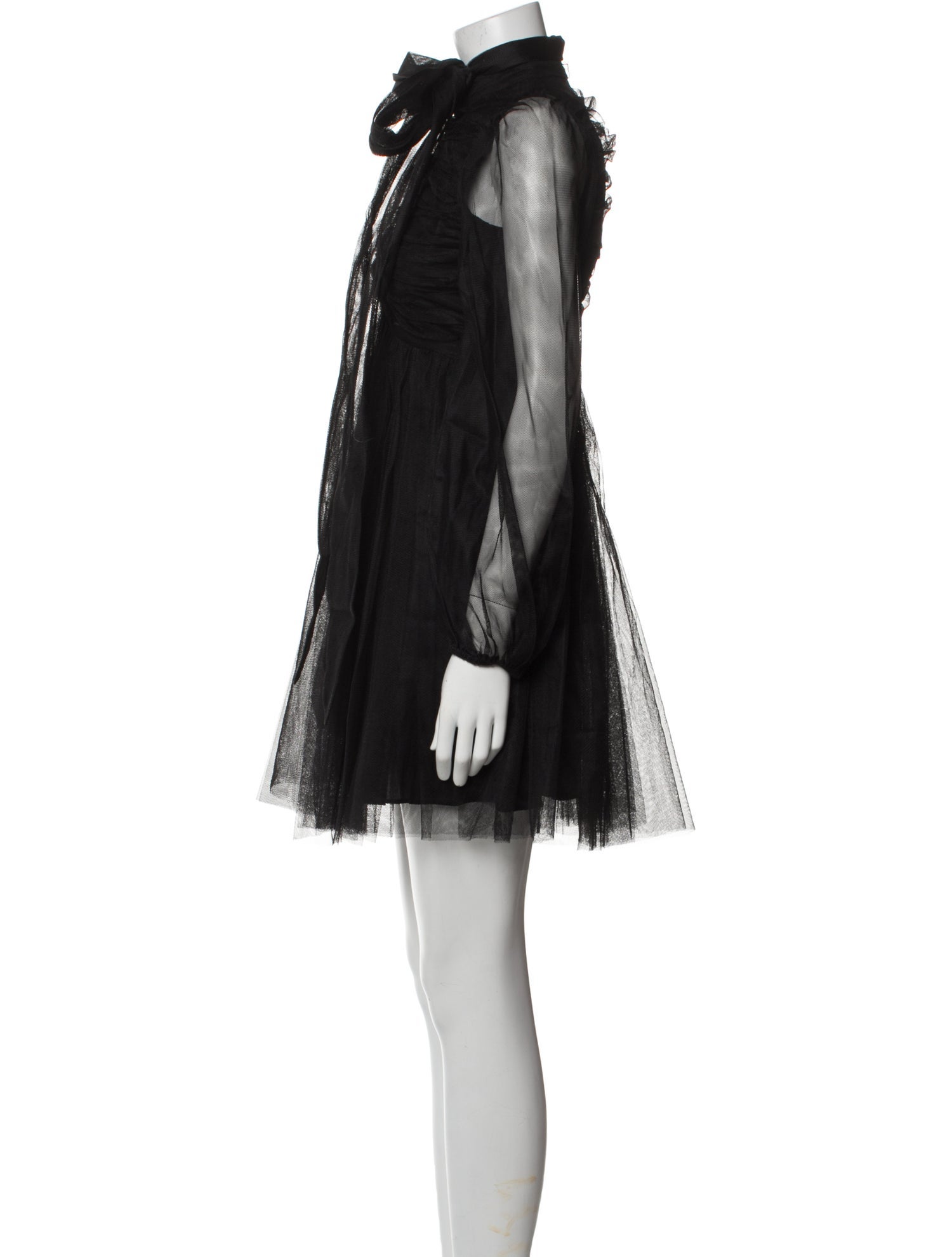 Zimmermann Mock Neck Mini Dress