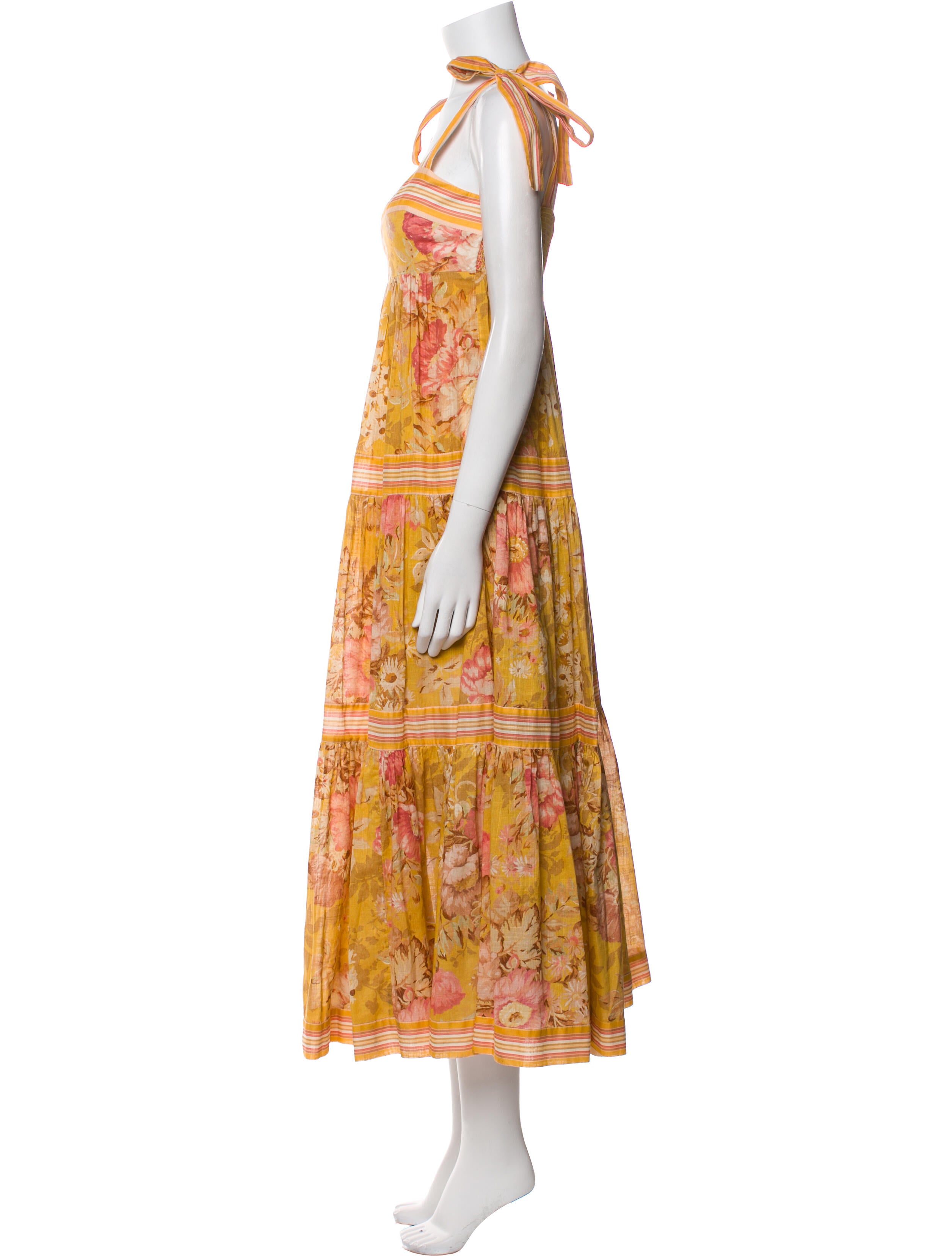 Zimmermann Floral Print Long Dress