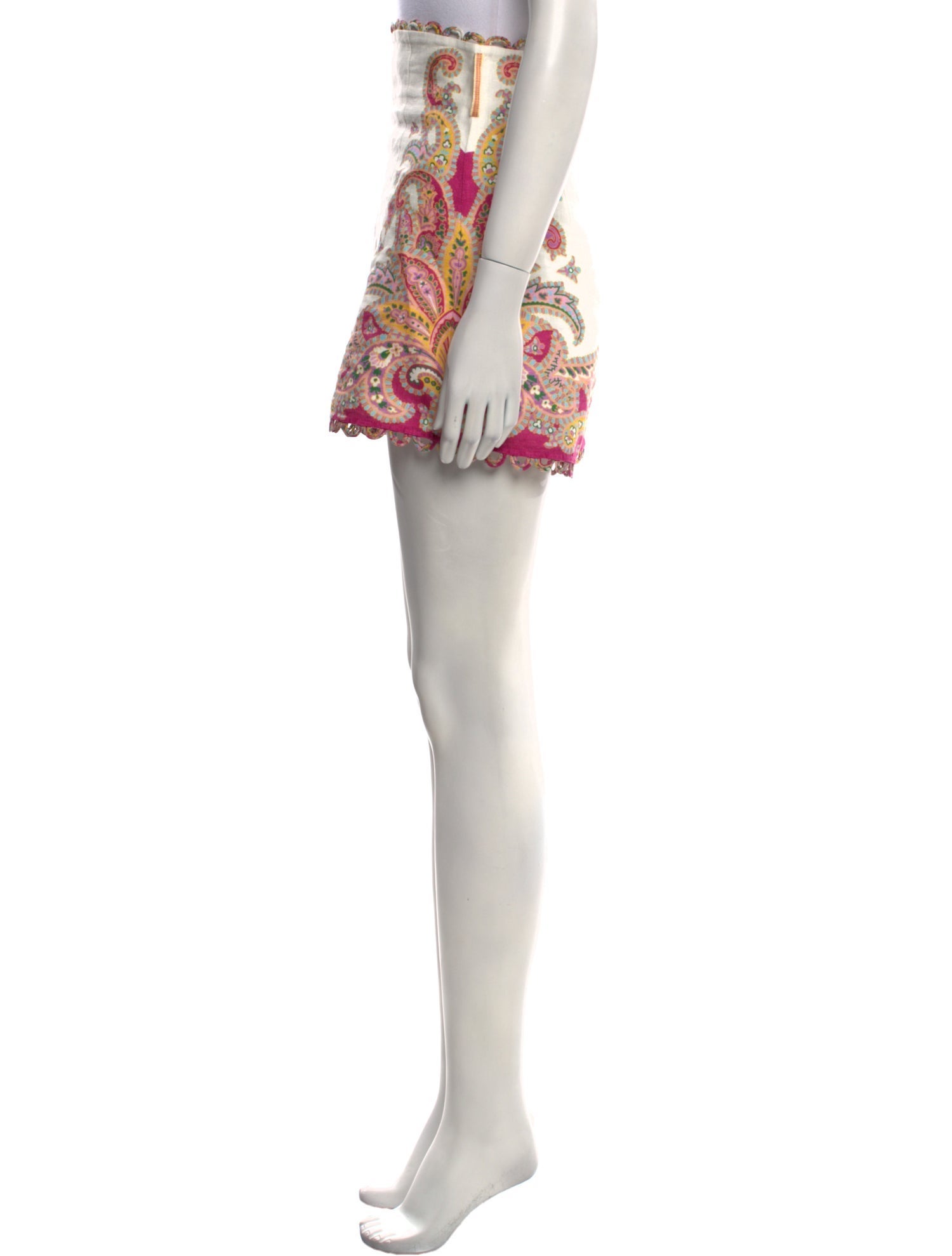 Zimmermann Linen Mini Shorts