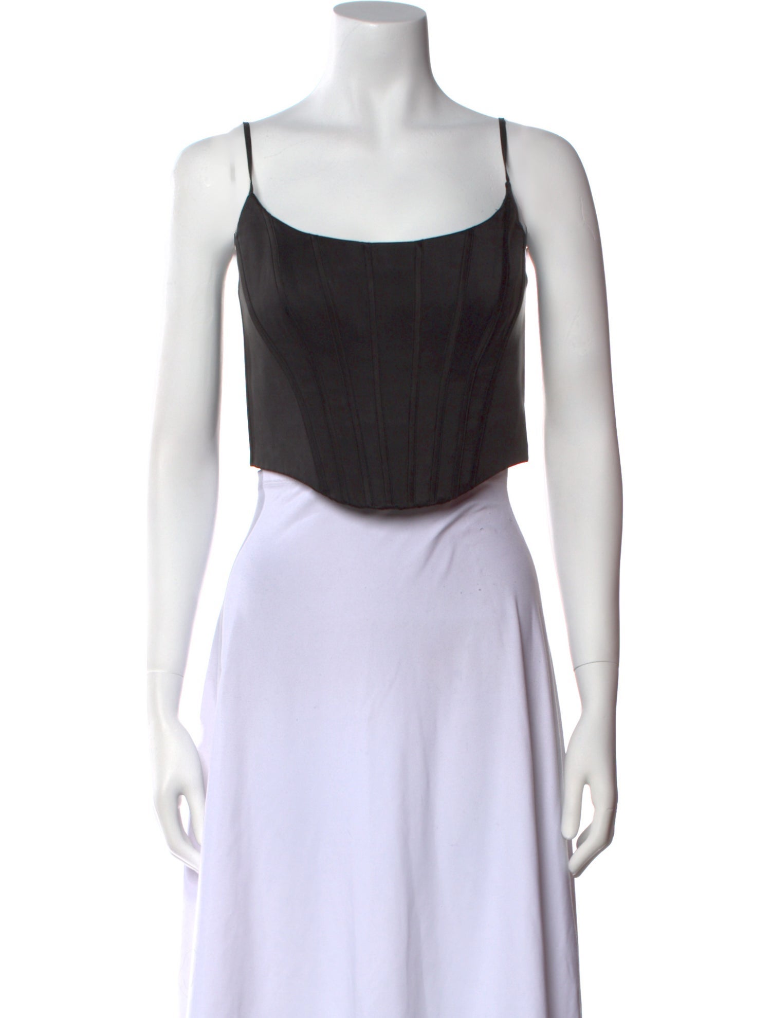 Zimmermann Silk Square Neckline Crop Top